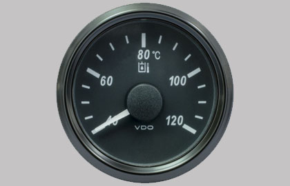 SingleViu Hydraulic Temperature Gauge 120°C